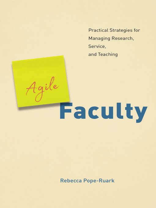 Title details for Agile Faculty by Rebecca Pope-Ruark - Available